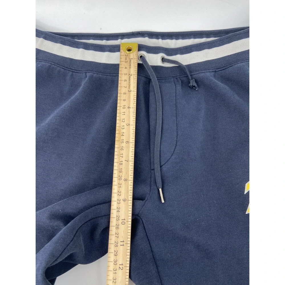 Polo Ralph Lauren Pants Mens Large Blue Logo Jogger Sweatpants Stripe Athletic‎